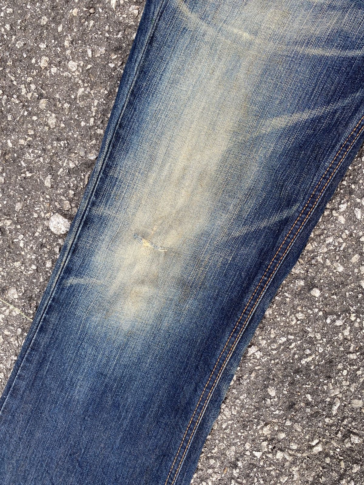 Cowboy Equipment × Edwin × Japanese Brand Edwin Claws Mark Design Flare Distressed Western Cowboycore Size US 32 / EU 48 - 7 Thumbnail