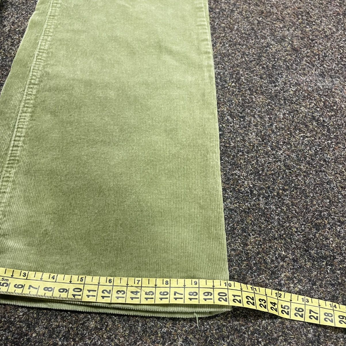 Vintage Vintage Y2K Lime Green Flare Jeans 90s Streetwear Oversized Size 28" / US 6 / IT 42 - 8 Thumbnail