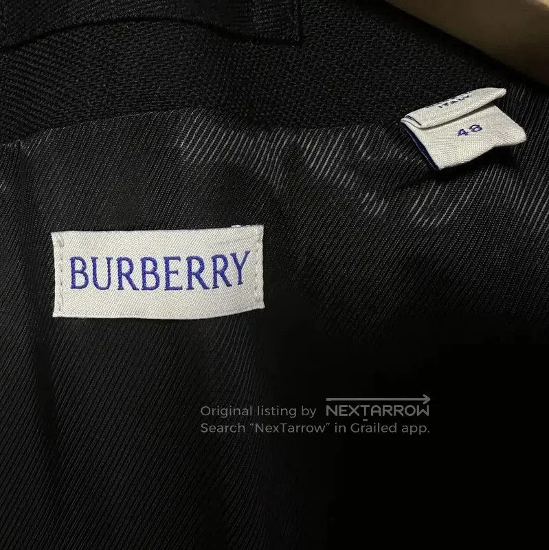 Burberry Burberry Long Black Wool Coat for Men. Size US L / EU 52-54 / 3 - 6 Thumbnail