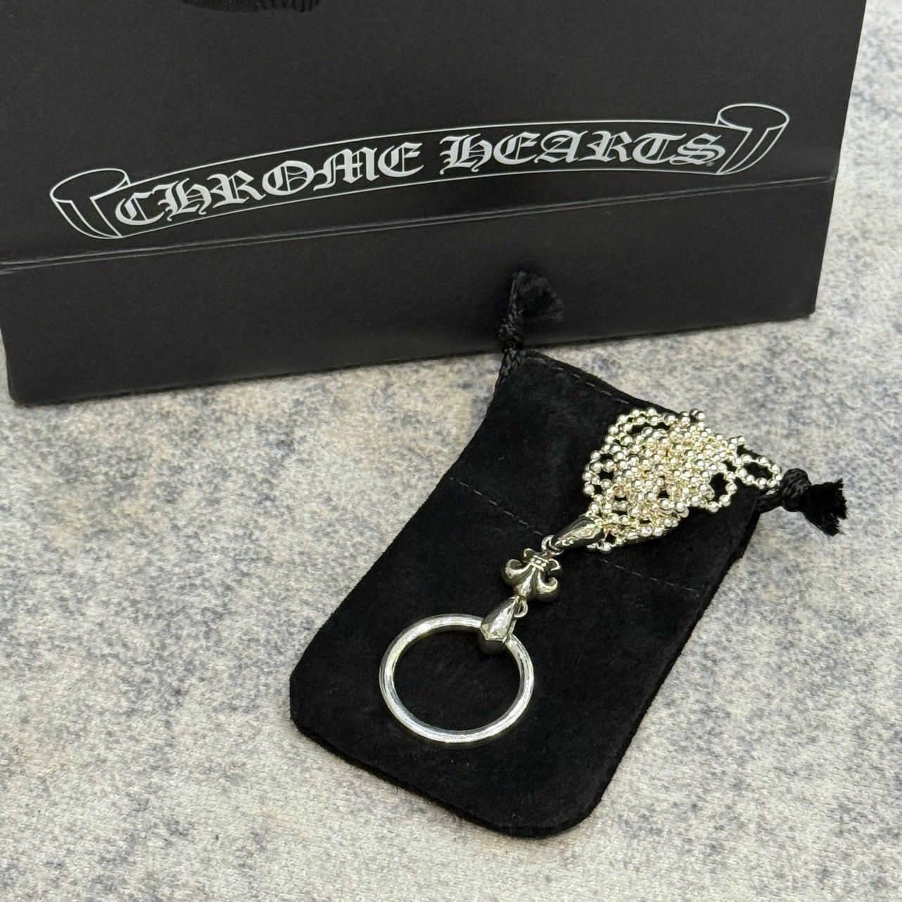 Chrome Hearts Chrome Hearts Ball Chain Necklace Silver Fleur Size ONE SIZE - 3 Thumbnail