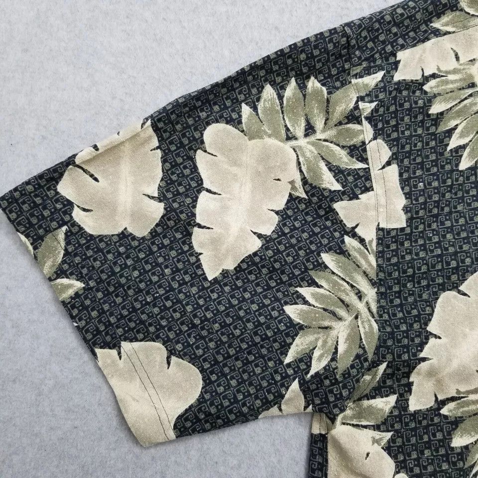 David Taylor David Taylor Shirt Mens Large Floral Hawaiian Button Up Silk Size US L / EU 52-54 / 3 - 2 Thumbnail