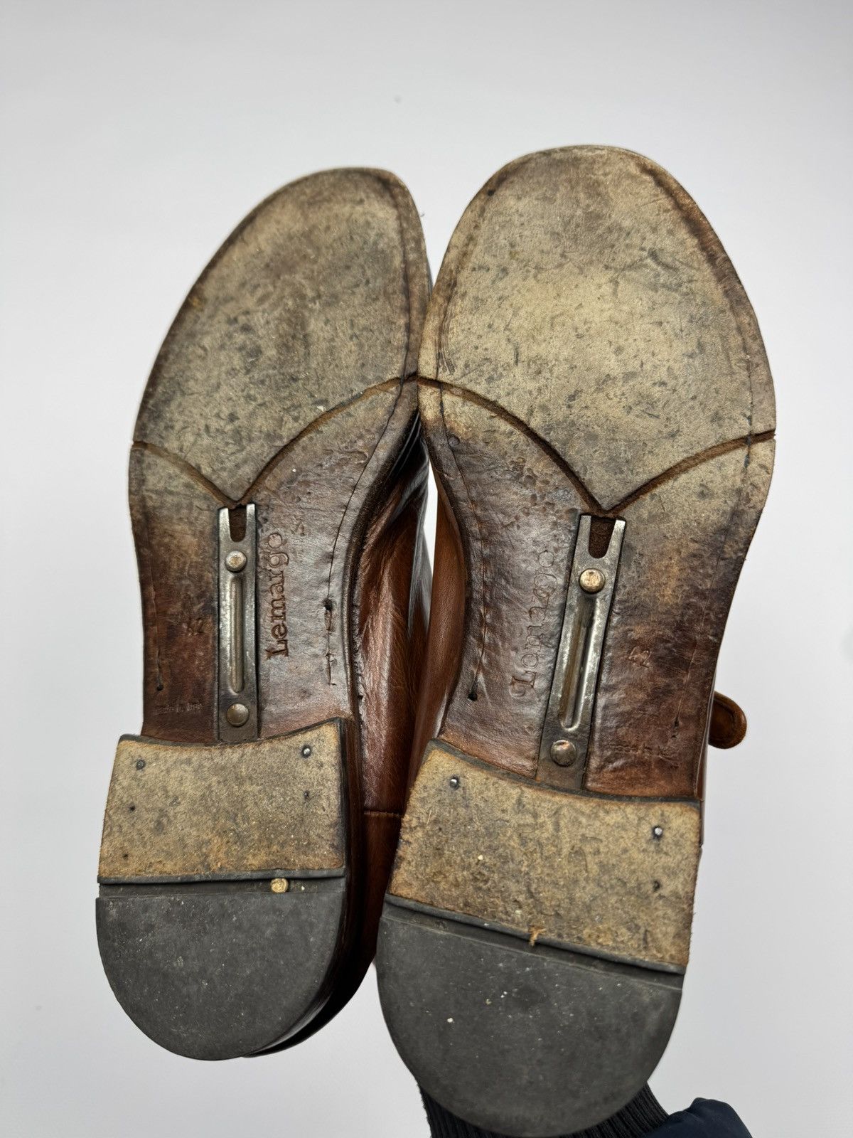 Vintage Lemargo Avant-Garde Leather Men's Shoes Size US 9 / EU 42 - 11 Thumbnail