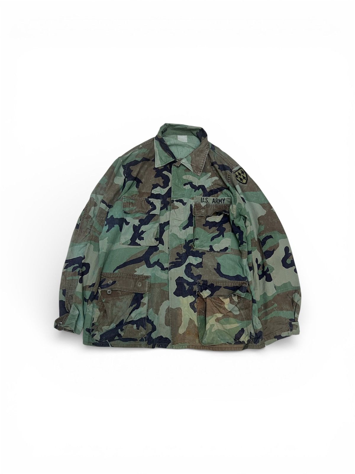 Vintage 90s US Army Woodland BDU Jacket USAREUR cold War