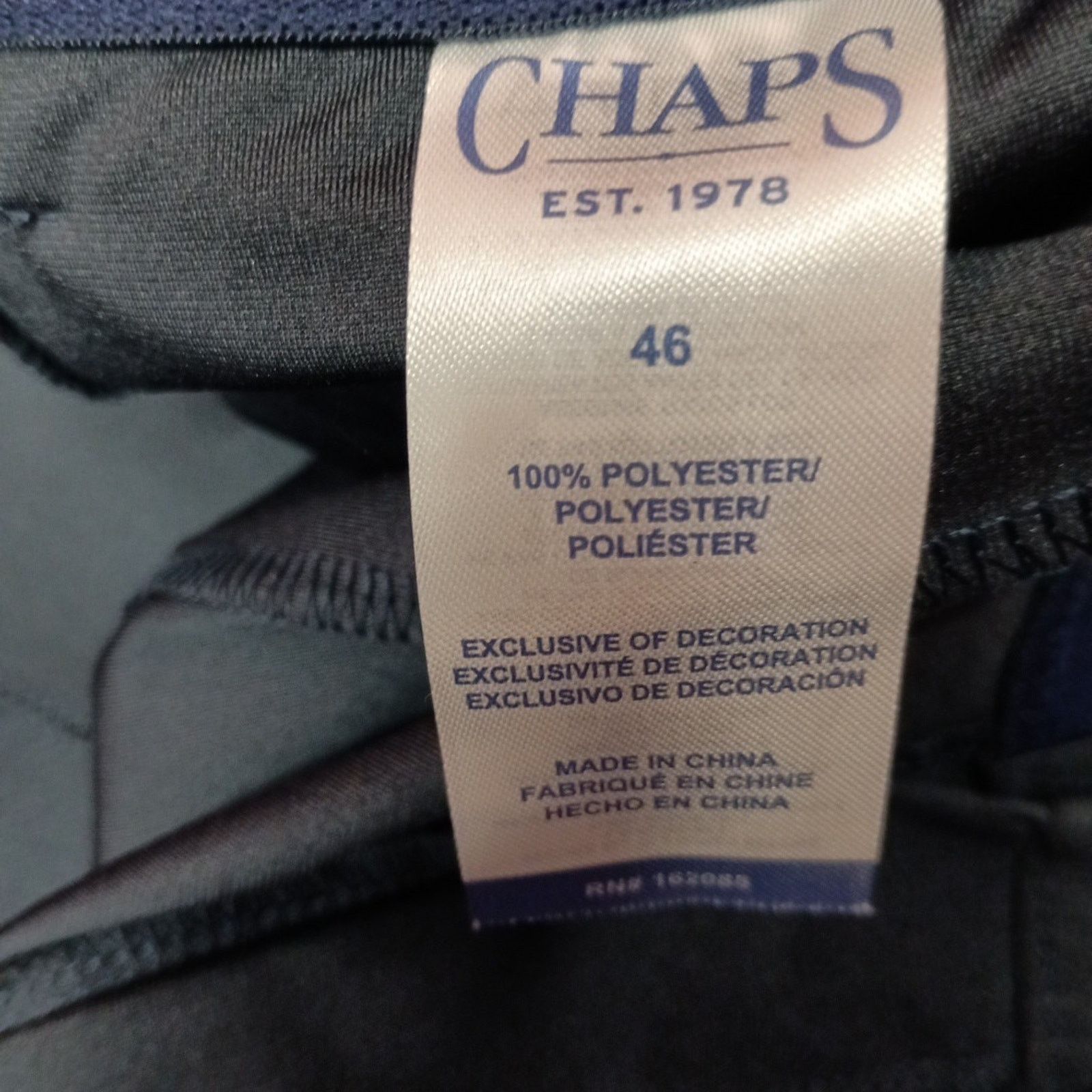 Chaps Chaps Golf Shorts Men's 46 Navy Blue Slim Fit 9" Inseam Size US 44 / EU 60 - 3 Thumbnail