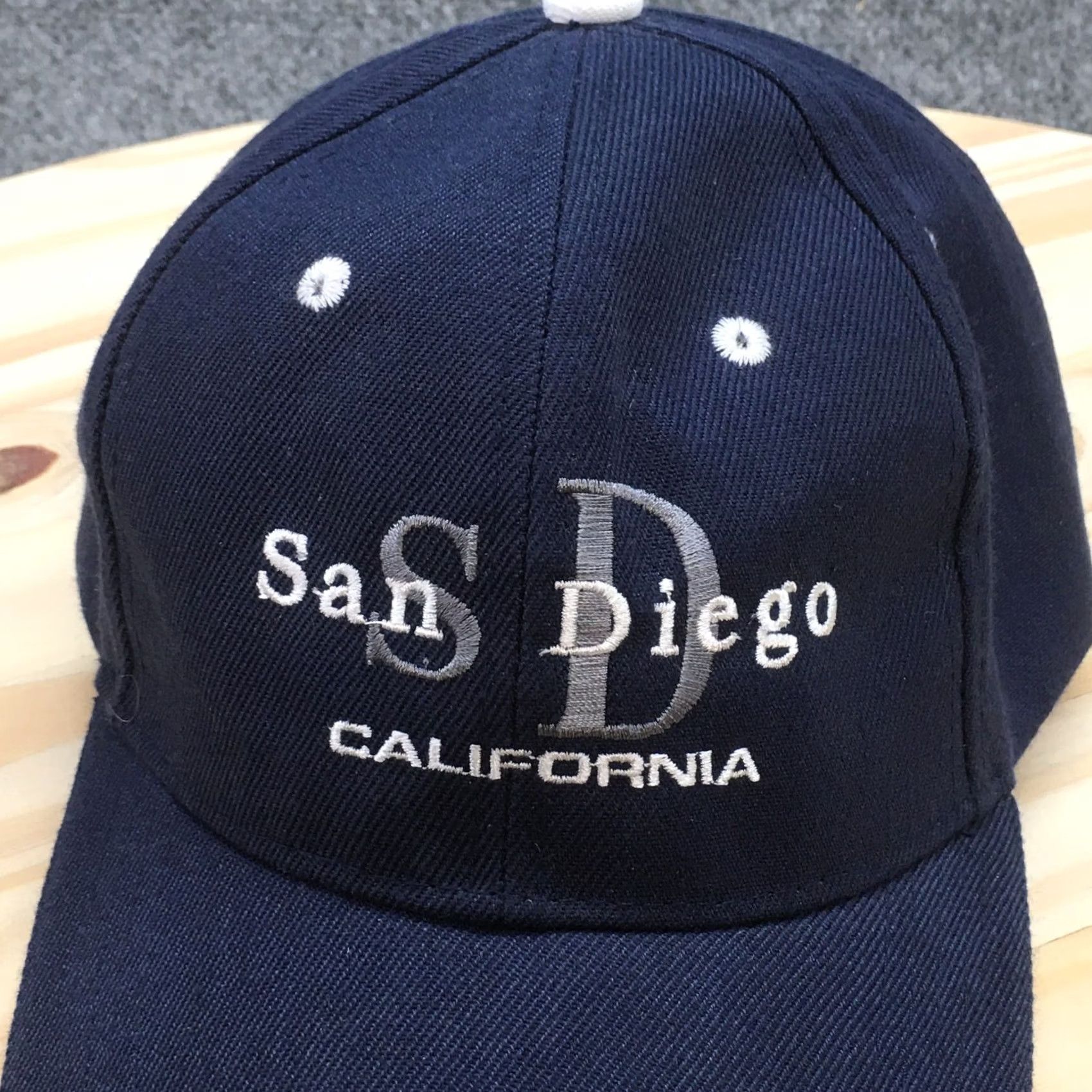 Vintage San Diego Baseball Hat - Mens Blue OS Curved Brim Embroidered Logo Size ONE SIZE - 3 Thumbnail