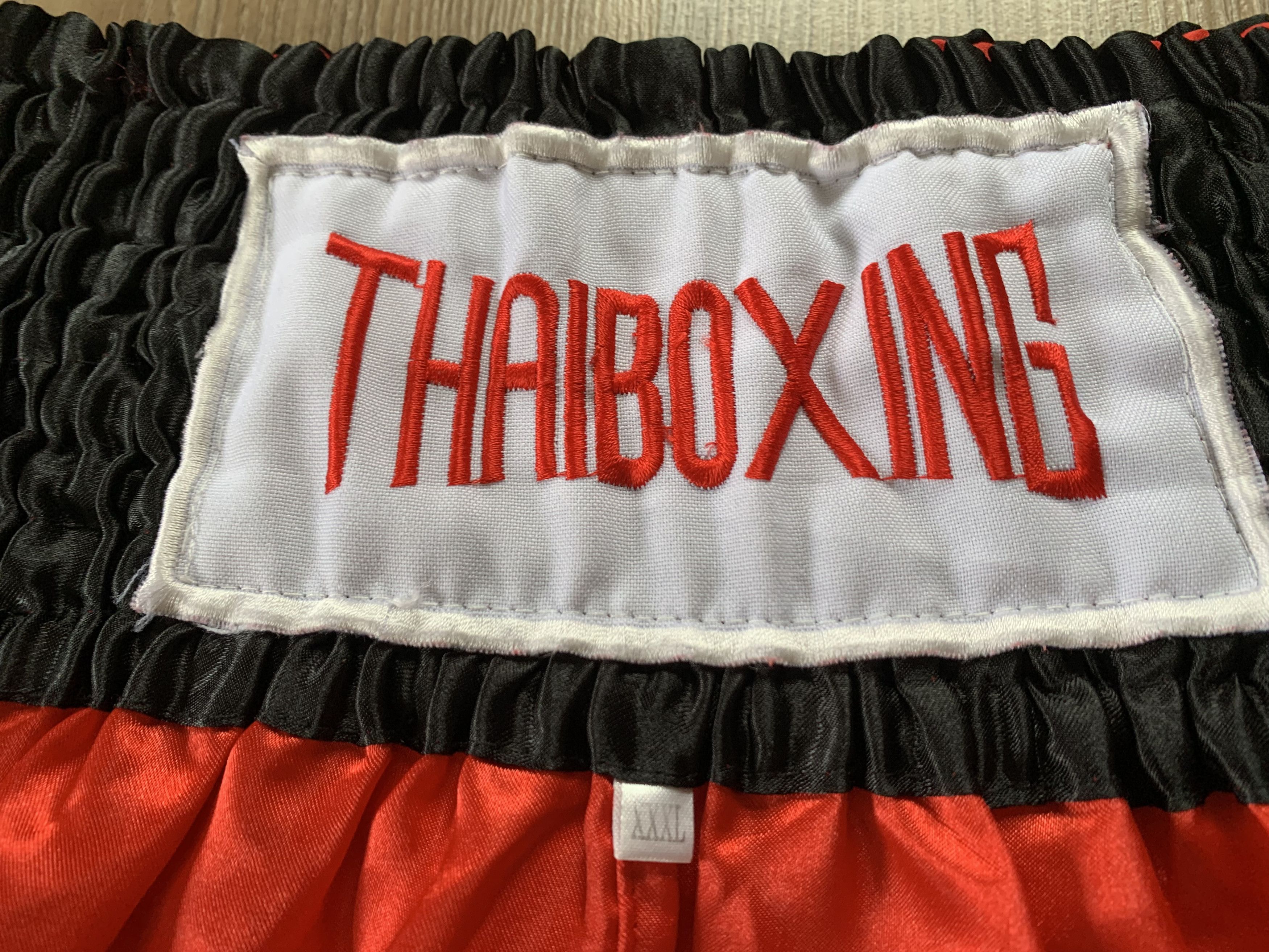 Japanese Brand × Sports Specialties Vintage Muay Thai Red Embroided Boxing Shorts Size US 38 / EU 54 - 5 Thumbnail