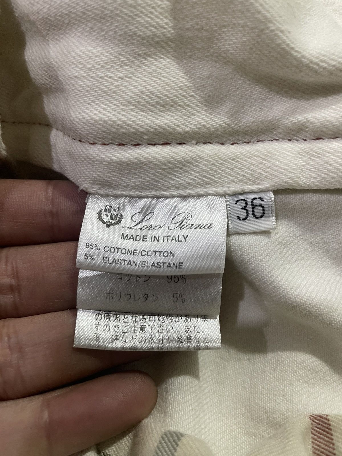 Loro Piana Loro Piana - Straight Leg Jeans Size US 35 - 7 Thumbnail
