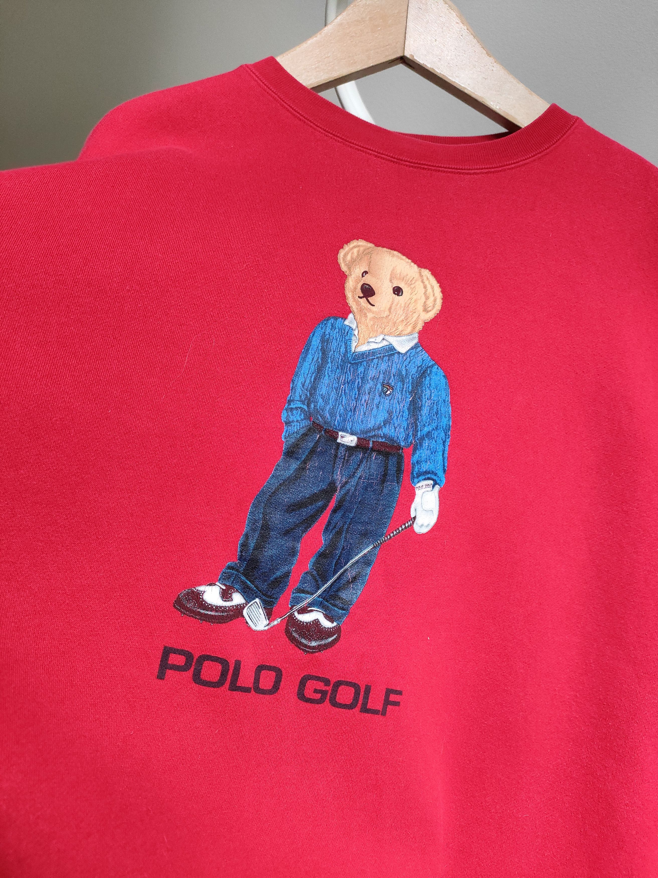Polo Ralph Lauren Polo Golf Bear Crewneck Size US M / EU 48-50 / 2 - 3 Thumbnail