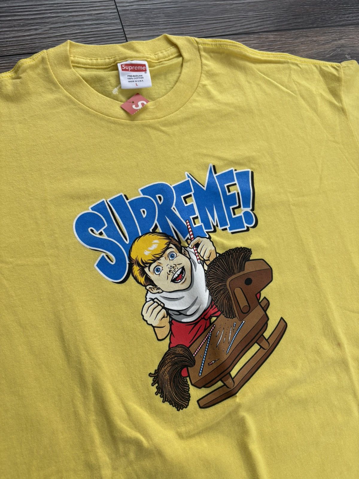 Supreme Supreme Sean Cliver Sugar Rush Tee 2010 Yellow Size US L / EU 52-54 / 3 - 4 Thumbnail