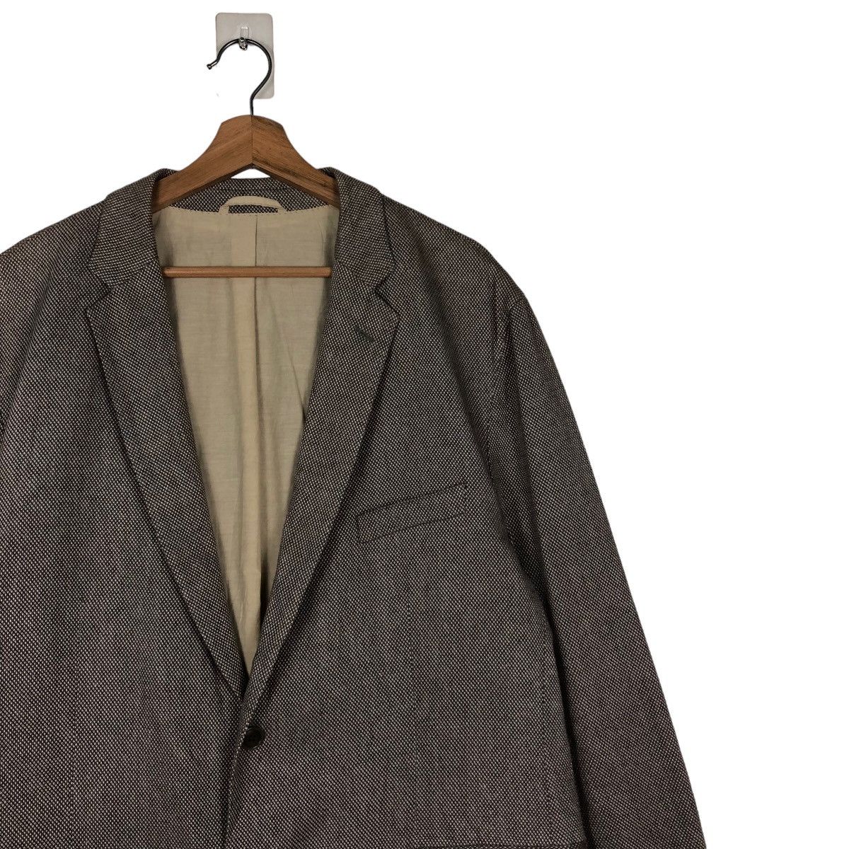 Vintage 🔥Vintage Chore Jacket Abstract Double Collar Hugo Boss Size US M / EU 48-50 / 2 - 6 Thumbnail