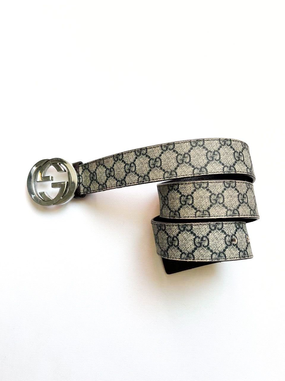 Gucci Vintage Gucci classic monogram belt Size ONE SIZE - 2 Thumbnail