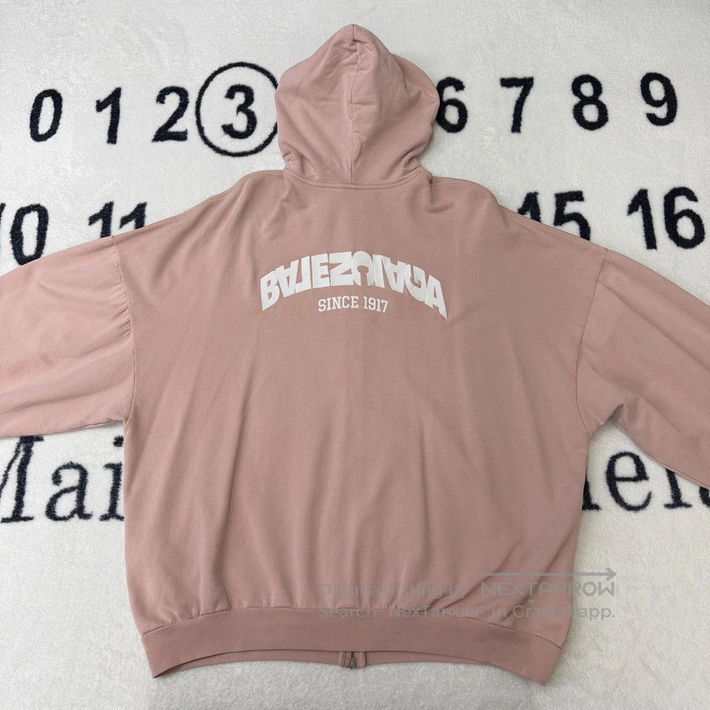 Balenciaga Balenciaga Pink Zipper Hoodie. Size M / US 6-8 / IT 42-44 - 2 Thumbnail
