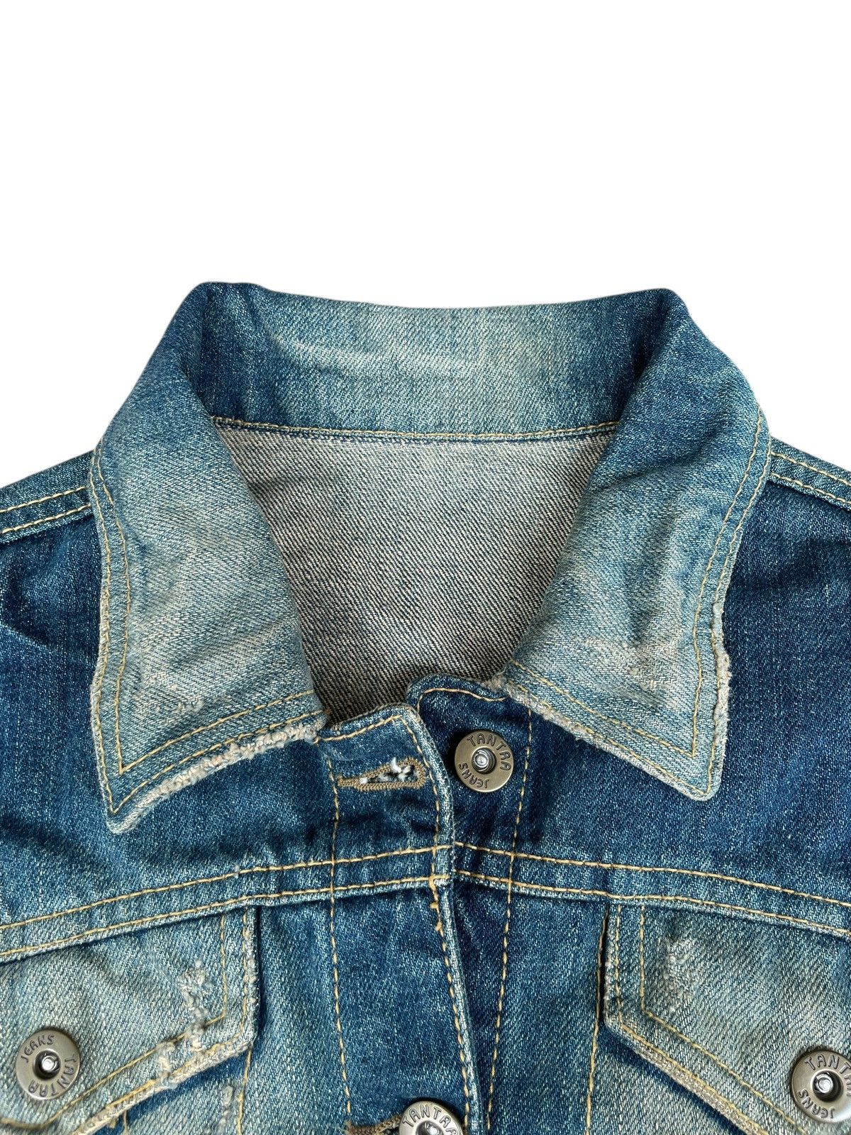 Japanese Brand Avant Garde If Six Was Nine Y2K Vintage Faded Denim Jacket Size US S / EU 44-46 / 1 - 4 Thumbnail