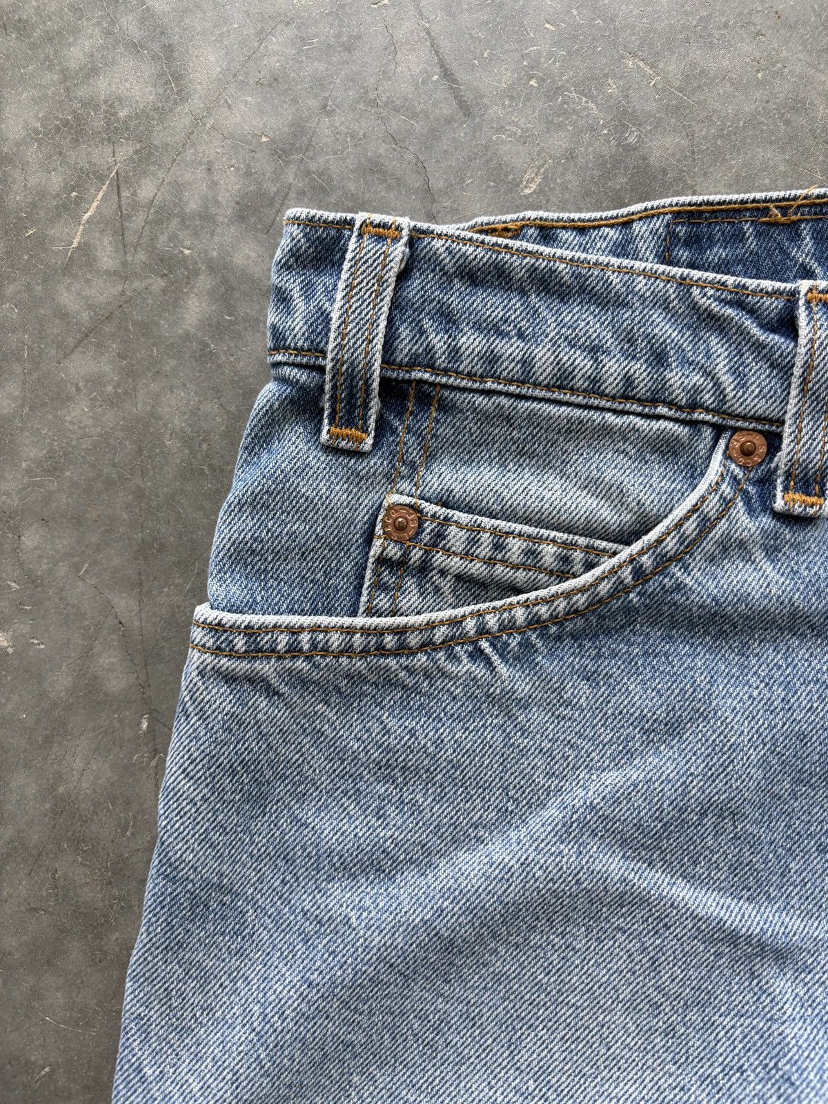 Levi's Vintage 90s Levis 560 Denim Shorts Baggy Loose Size US 36 / EU 52 - 2 Thumbnail