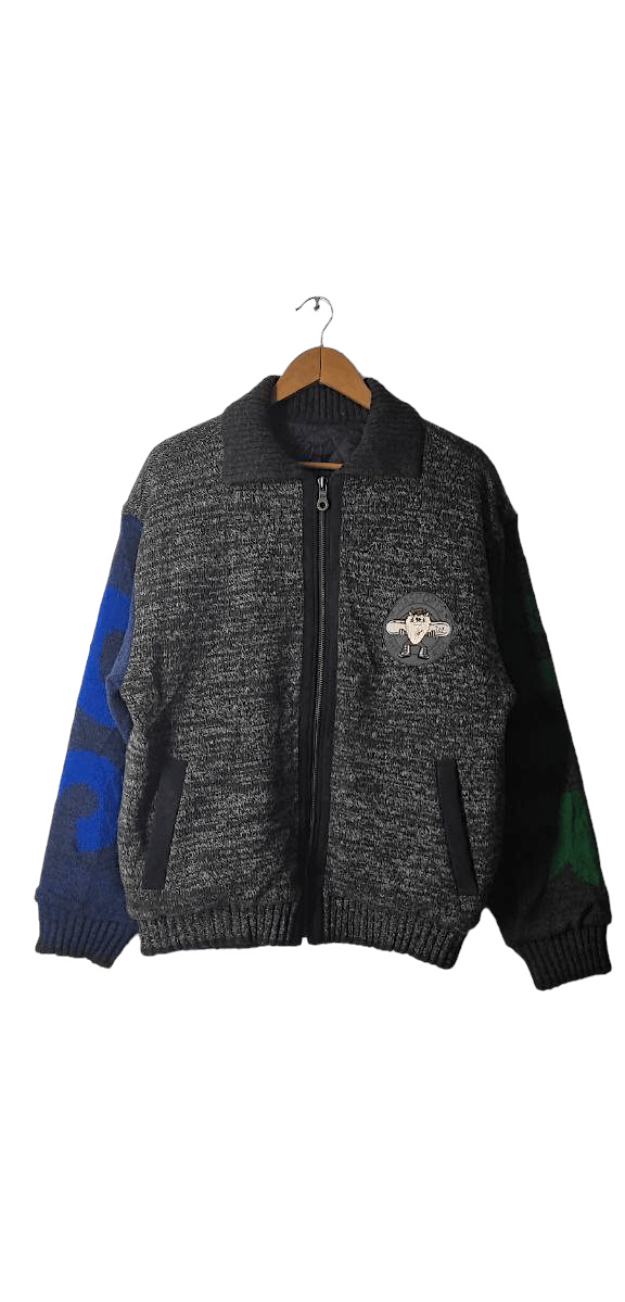 Vintage VINTAGE PIA SPORT X TAZMANIA DEVIL LOONEY TUNE WOOL JACKET Size US L / EU 52-54 / 3 - 2 Thumbnail
