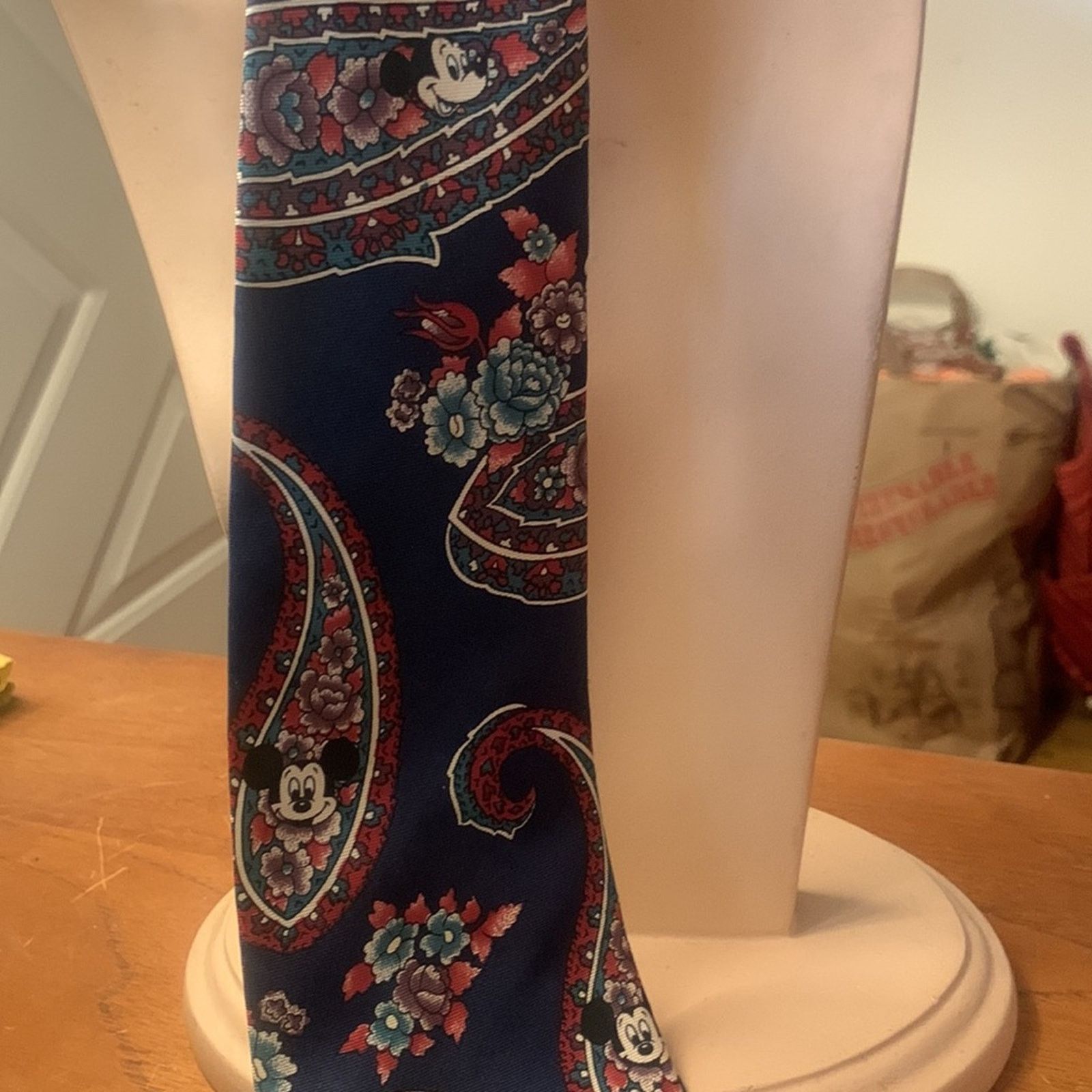 Disney Mickey Mouse Disney 100% silk vintage necktie Size ONE SIZE - 2 Thumbnail