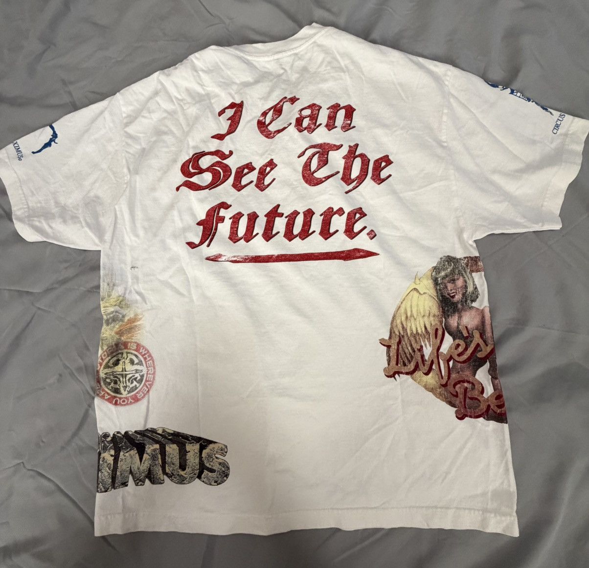 Travis Scott TRAVIS SCOTT UTOPIA TOUR “I CAN SEE THE FUTURE” TEE in XL Size US XL / EU 56 / 4 - 2 Thumbnail