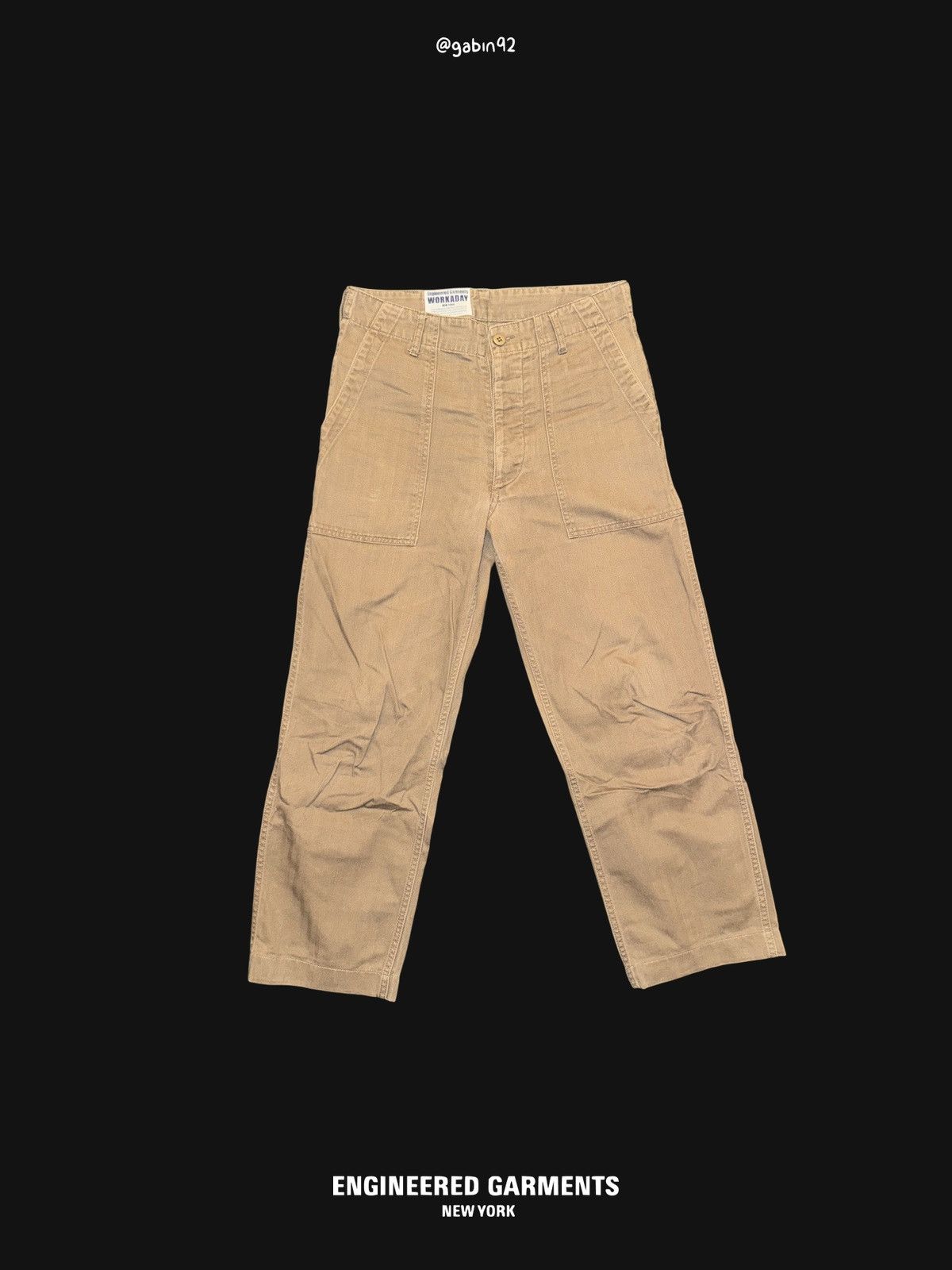 Engineered Garments 90’s pant - Engineered Garnments Workday - Made In USA Size US 30 / EU 46 - 1 Thumbnail