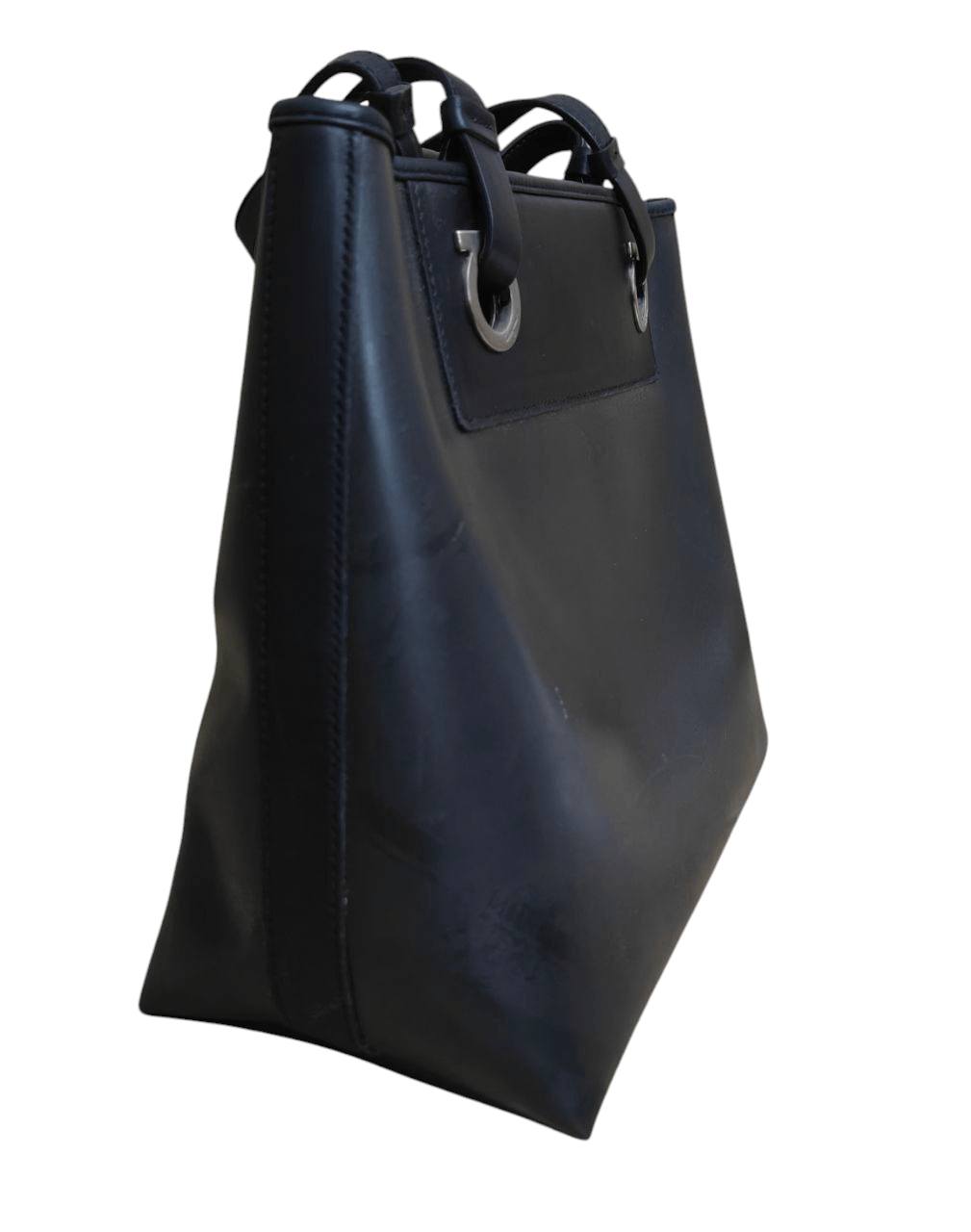 Salvatore Ferragamo Salvatore Ferragamo Black Gancini Handbag Size ONE SIZE - 6 Thumbnail