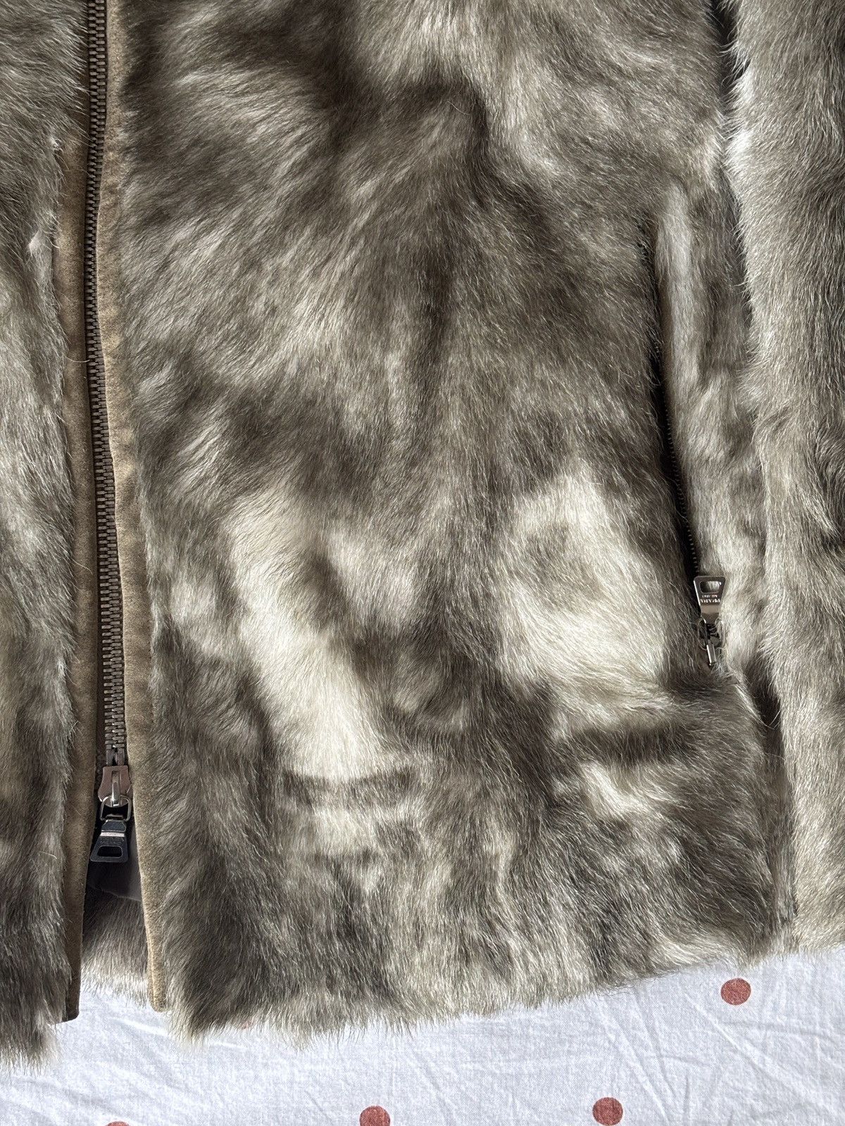 Prada Prada ‘Inuit’ Dyed Goat Fur Hooded Jacket (AW2001) Size M / US 6-8 / IT 42-44 - 3 Thumbnail