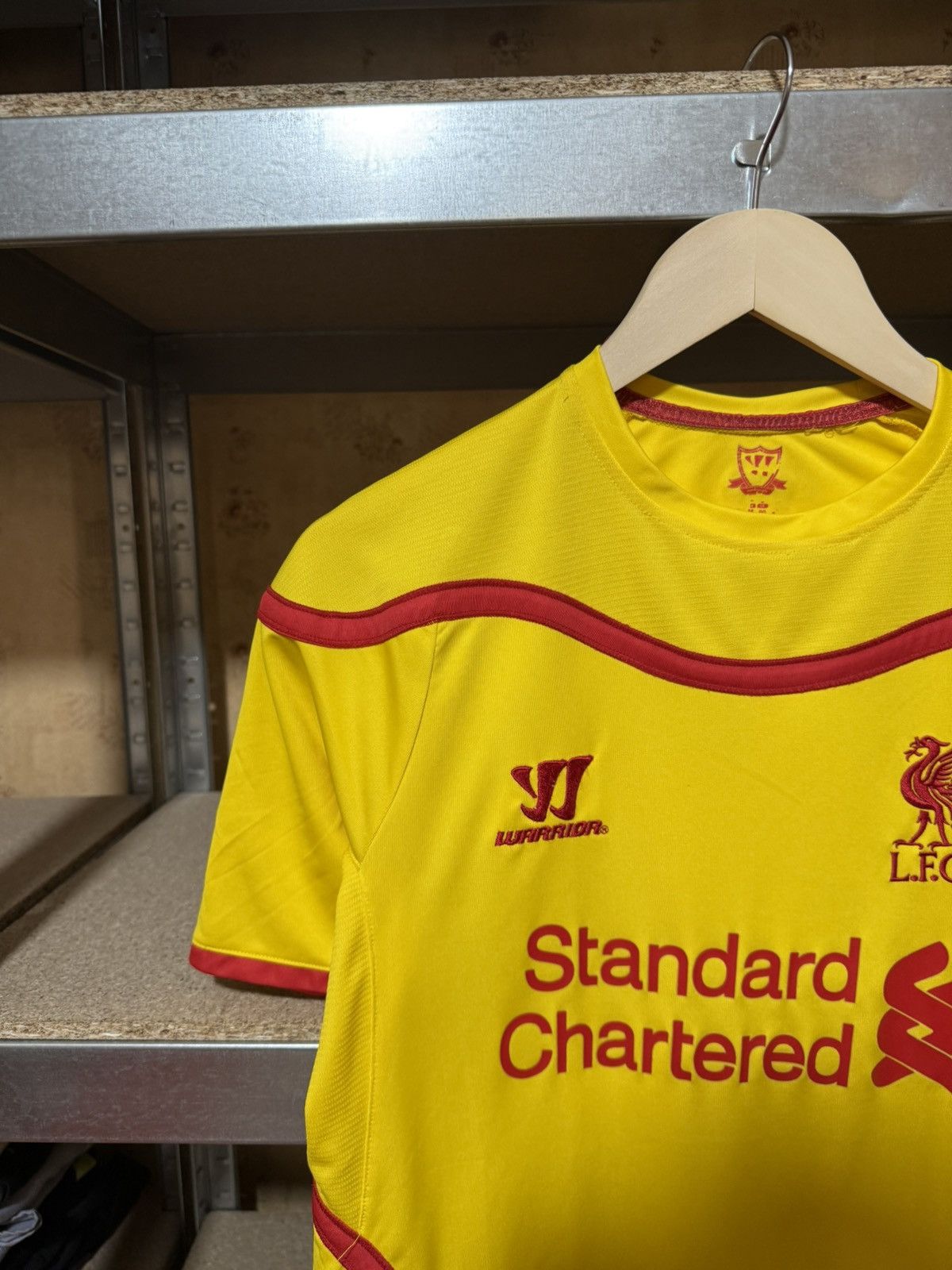 Vintage × Warrior Warrior Liverpool 2014 2015 Away Soccer Football Jersey Size US S / EU 44-46 / 1 - 3 Thumbnail