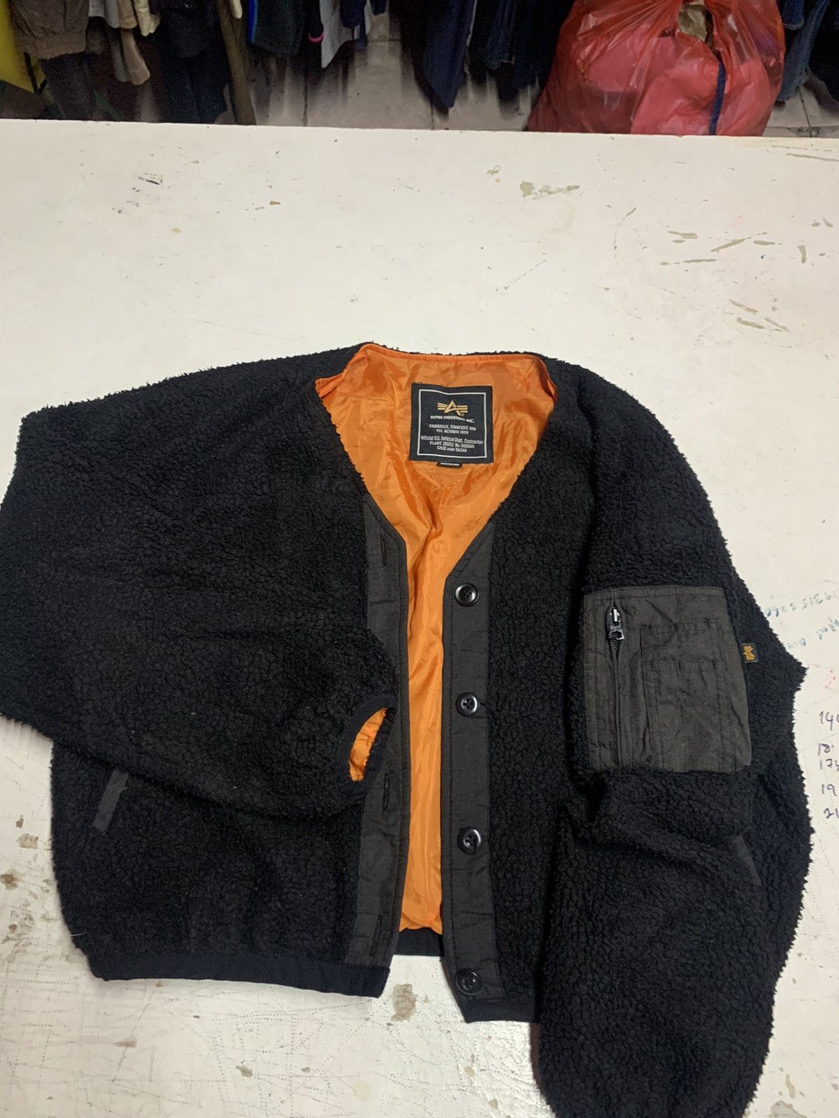 Alpha Industries × Vintage Vintage alpha industries inner Sherpa jacket Size US M / EU 48-50 / 2 - 16 Thumbnail