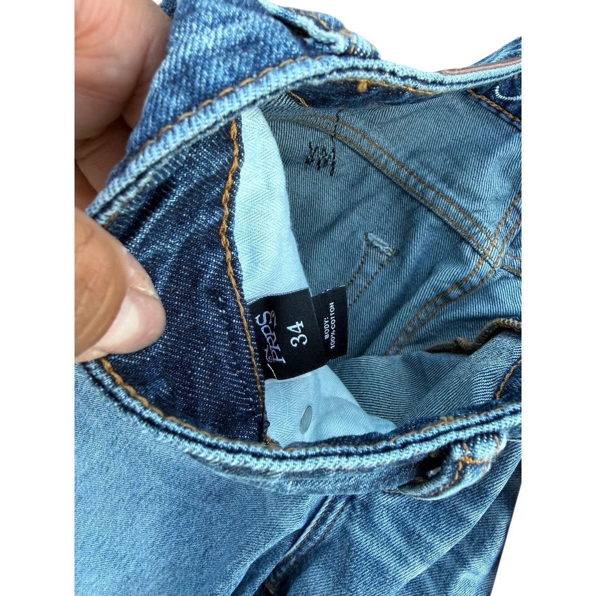 Prps PRPS Barracuda Relaxed Fit Jeans Blue 34 NWT Size US 34 / EU 50 - 6 Thumbnail