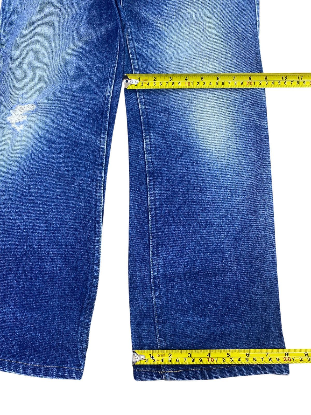 Lee Lee Brand Blue Faded Wash Style Baggy Jeans Size US 28 / EU 44 - 8 Thumbnail