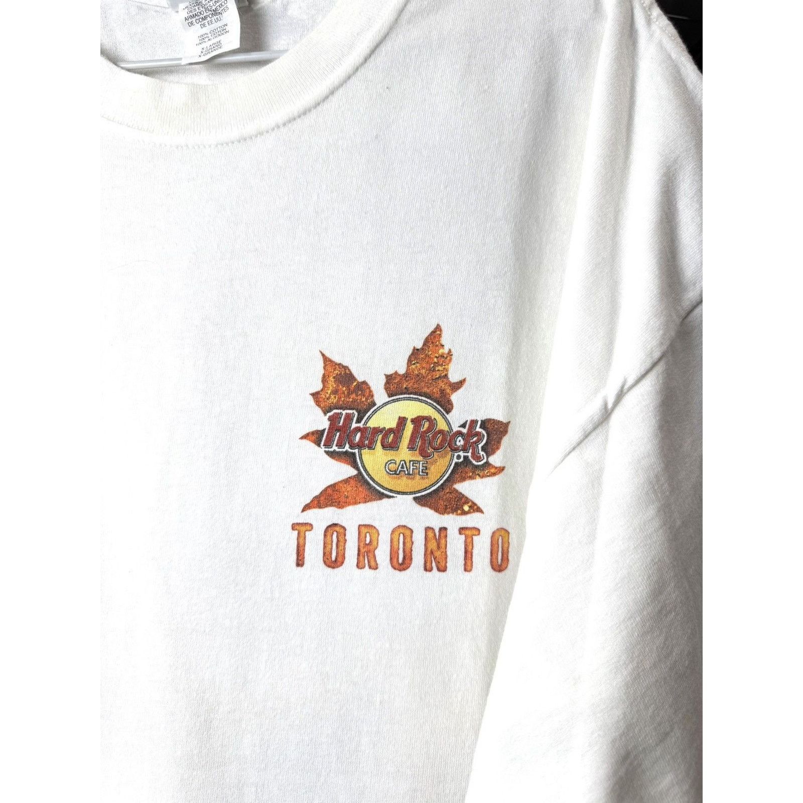 Hard Rock Cafe Vintage 1990’s Hard Rock Cafe Toronto T Shirt Size US XL / EU 56 / 4 - 3 Thumbnail