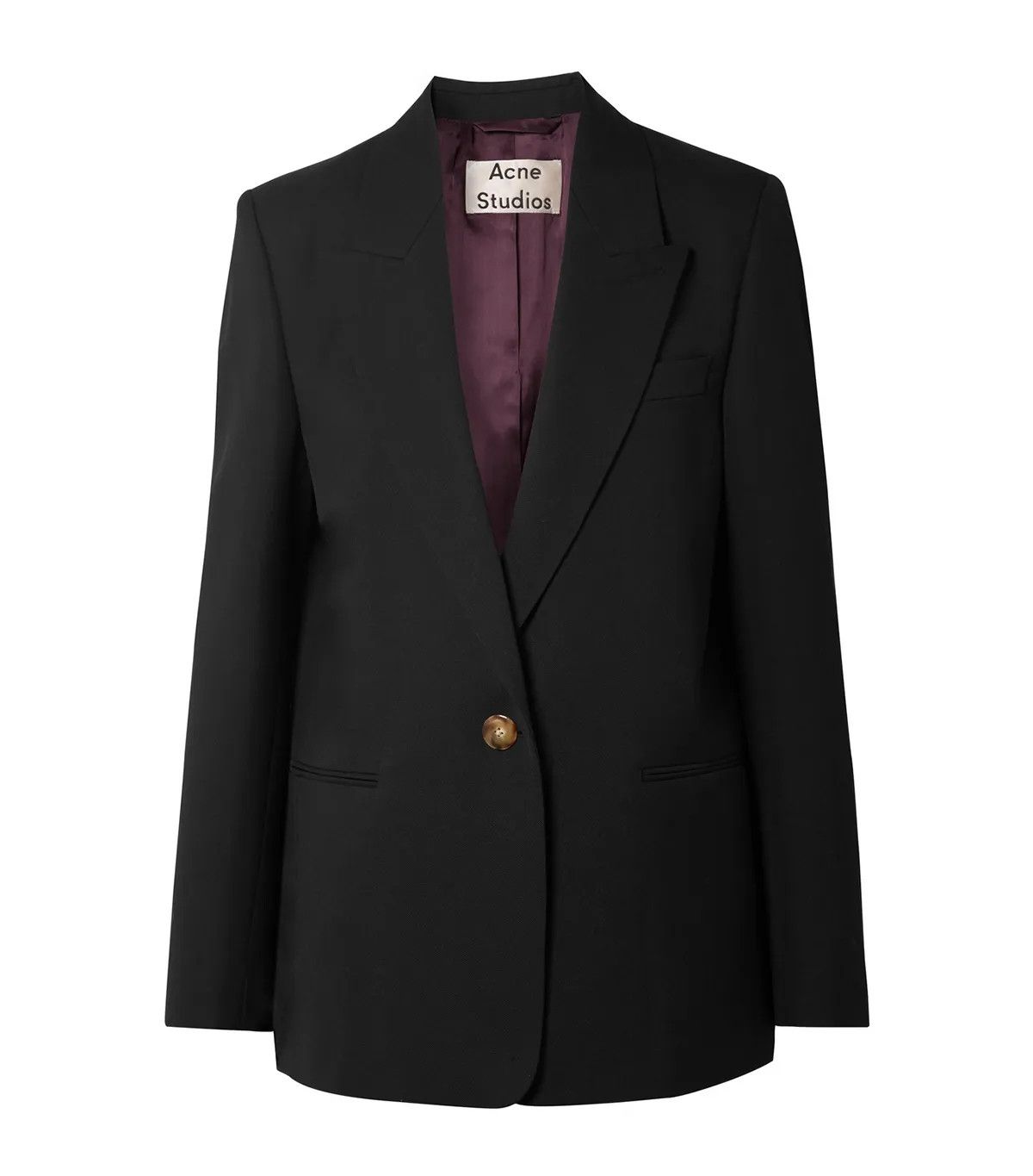 Acne Studios Acne Studios Klarah Flannel Wool Coat Size 34 Size S / US 4 / IT 40 - 1 Thumbnail