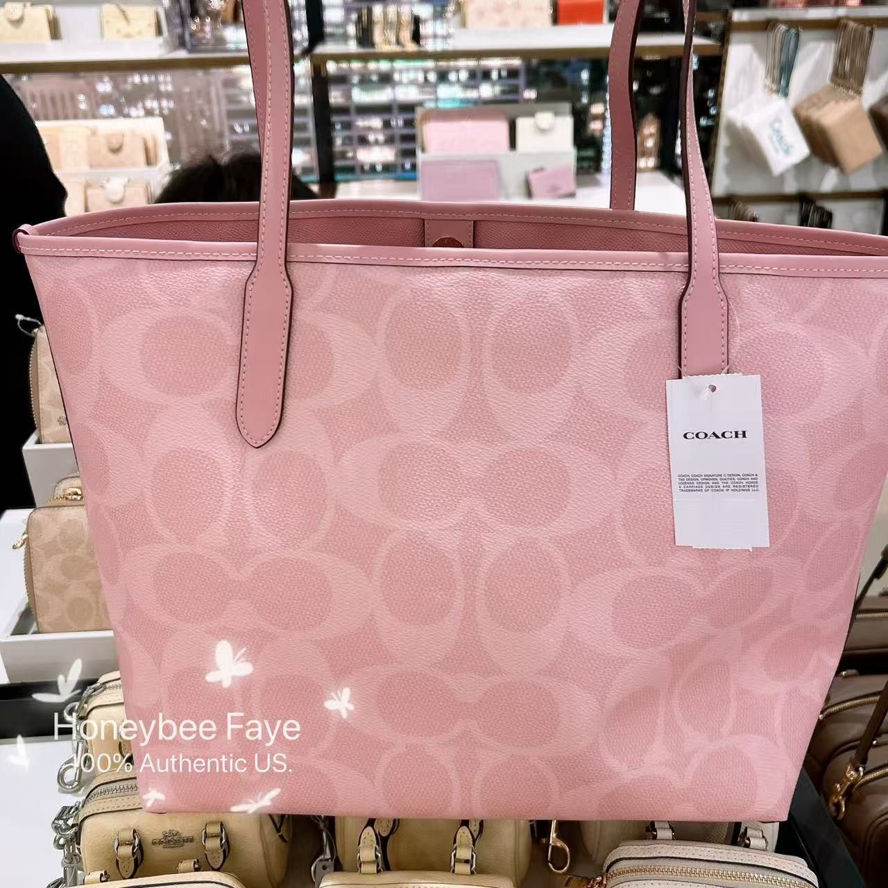 Coach City Tote Bag In Signature Canvas CAL49 Size ONE SIZE - 5 Thumbnail
