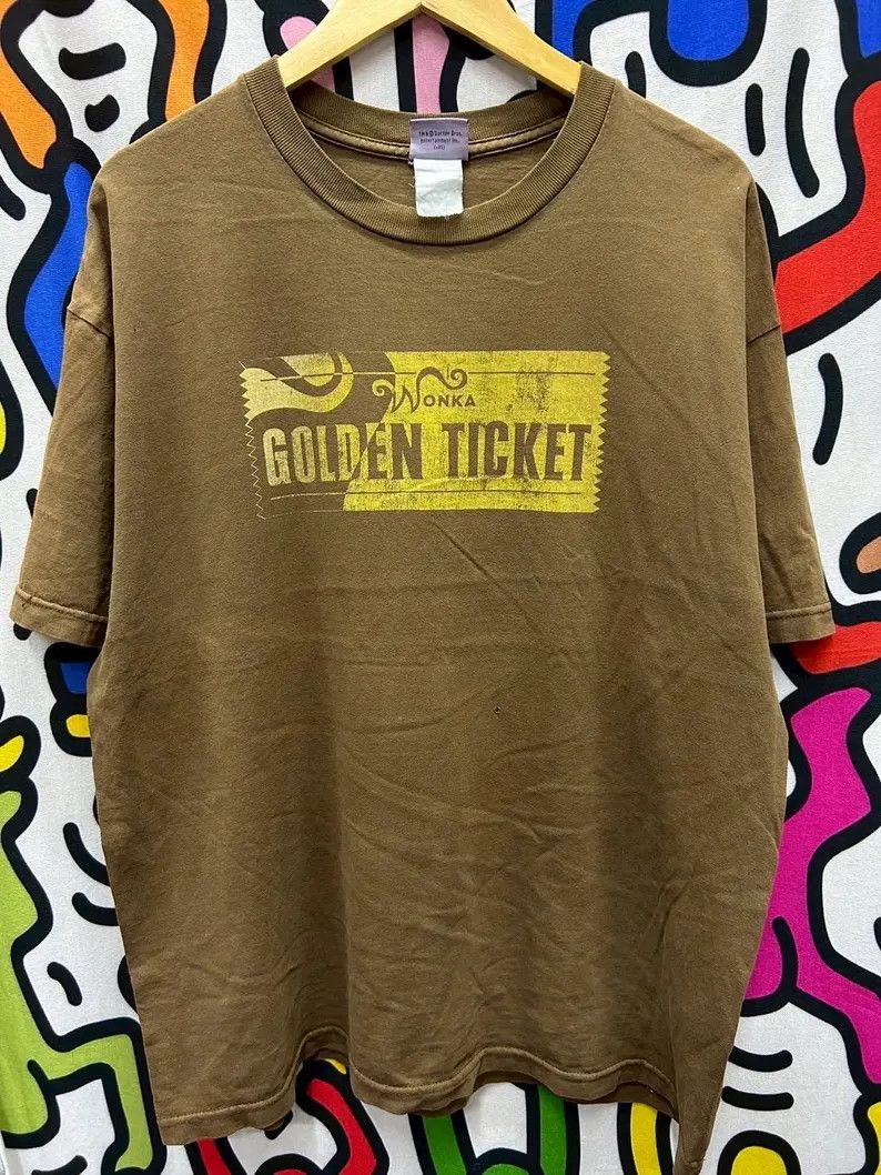 Vintage VTG 2000s Charlie and the Chocolate Factory tshirt size XL Size US XL / EU 56 / 4 - 2 Thumbnail