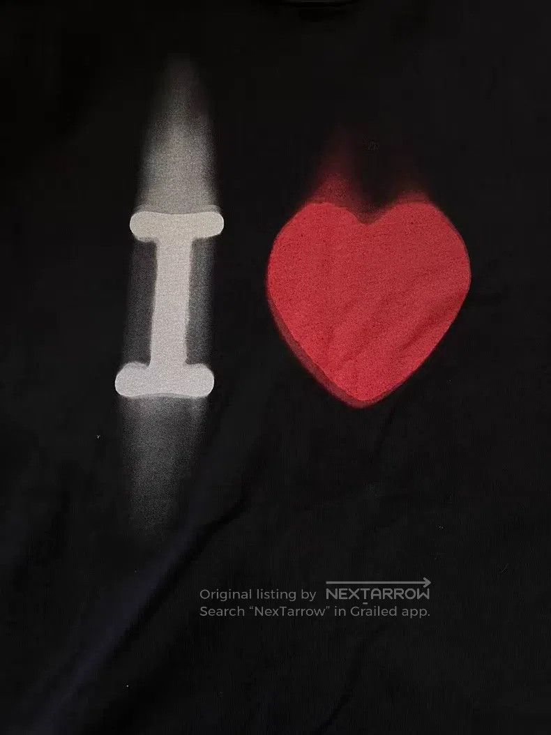Balenciaga Balenciaga Letter Heart Print Short Sleeve T-Shirt Size US M / EU 48-50 / 2 - 3 Thumbnail