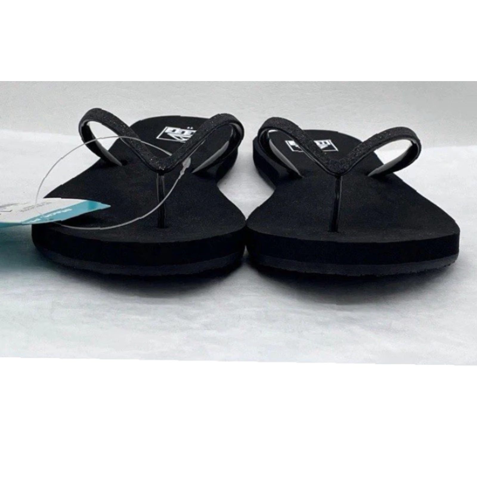 REEF REEF Ocean Black Cushioned Bounce Stargazer Flat Sandals Womens Size 11 Beach Sl;ip-On Shoes Size US 11 / IT 41 - 3 Thumbnail