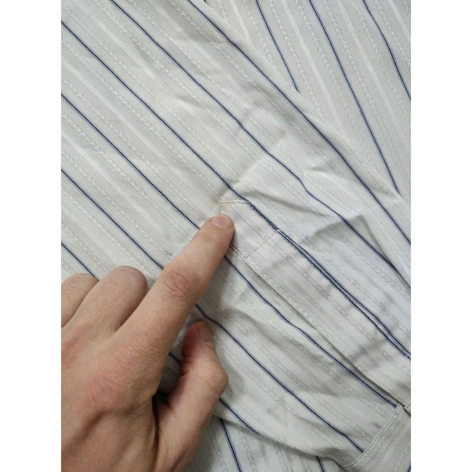 Vintage VINTAGE Ely Cattleman Pearl Snap Shirt Mens XXL White Stripe Western rodeo Size US XXL / EU 58 / 5 - 6 Thumbnail