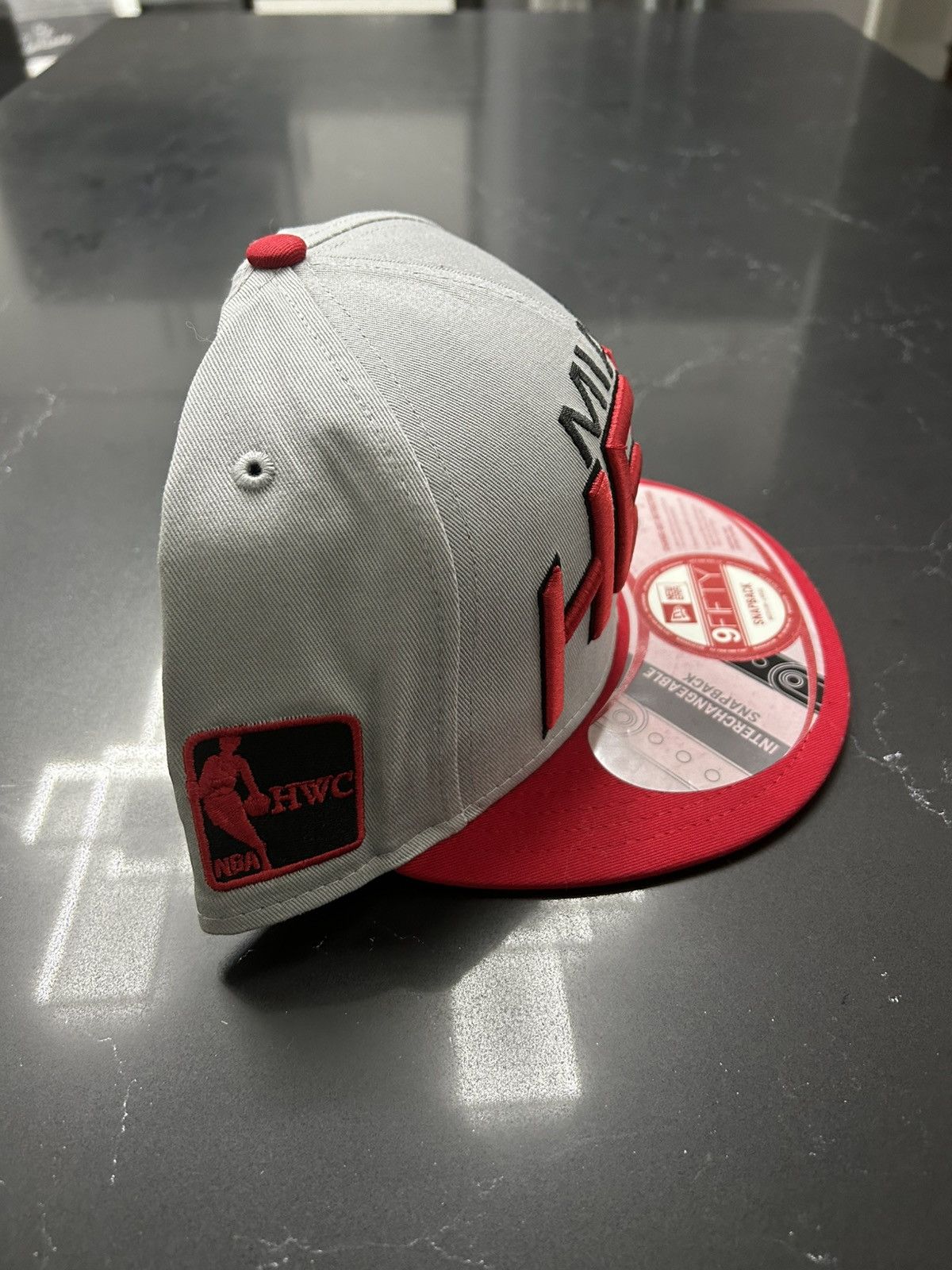 New Era Miami Heat New Era Hardwood Classics SnapBack Size ONE SIZE - 2 Thumbnail