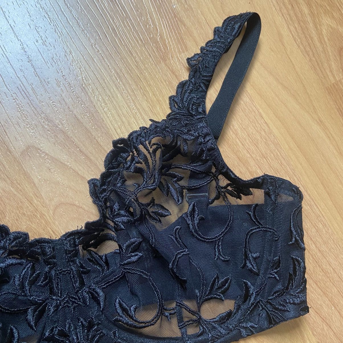 Other Soma Women’s Black Lace Bra Size 36D Size ONE SIZE - 5 Thumbnail