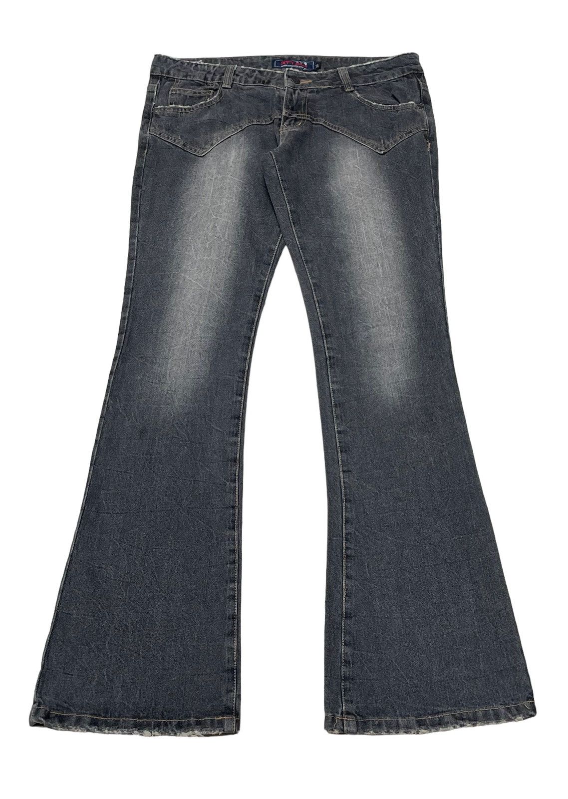 image of Vintage Aft Flared Jeans 2000S in Denim, Men's (Size 32)