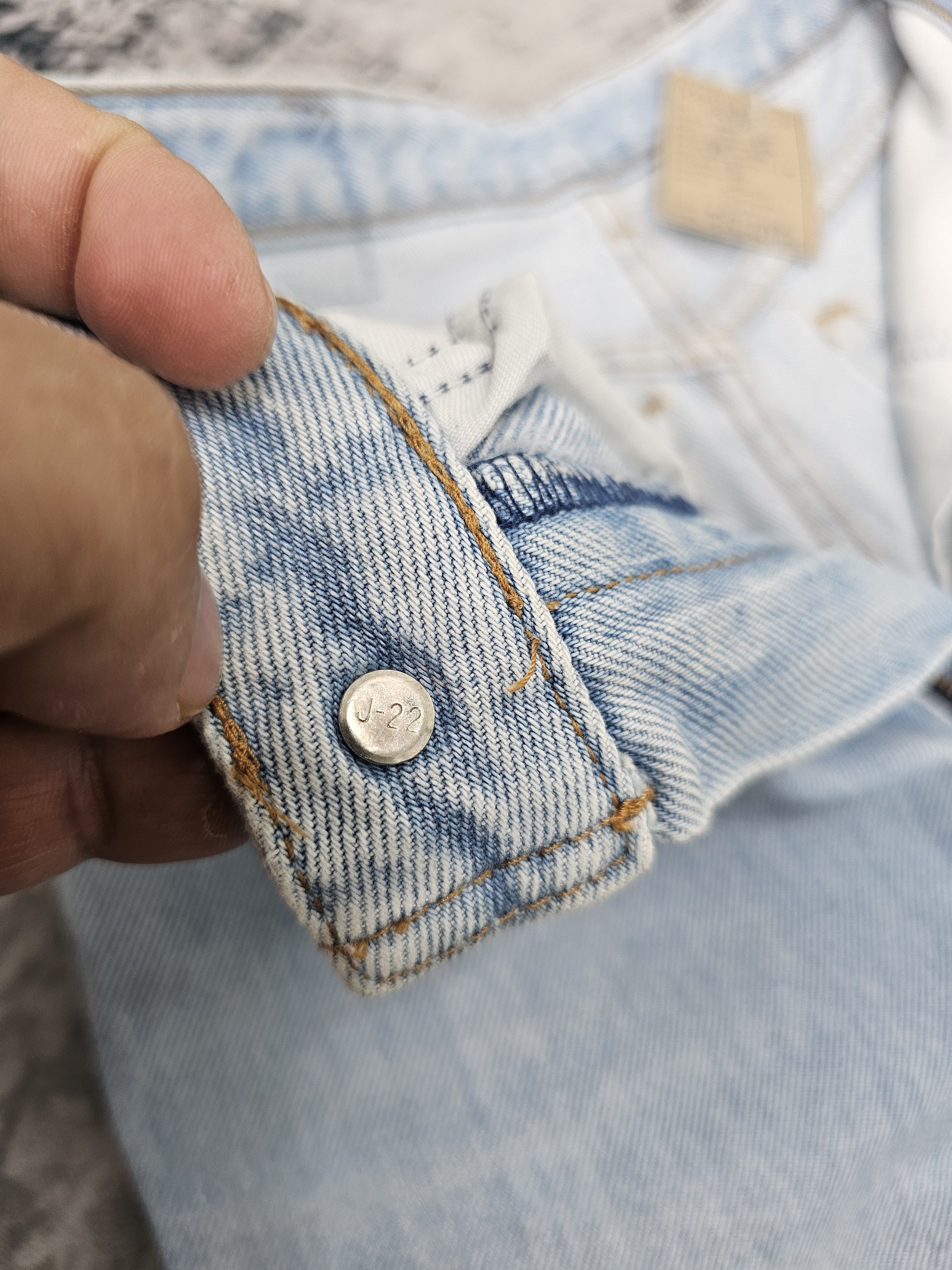 Levi's Vintage Clothing Vtg LEVIS W515 Sun Faded Light Blue High Rise Jeans L0548 Size 25" / US 0 / IT 36 - 11 Thumbnail