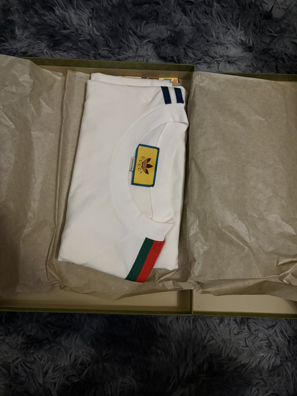 Gucci Gucci x Adidas Tshirt Size US L / EU 52-54 / 3 - 3 Thumbnail