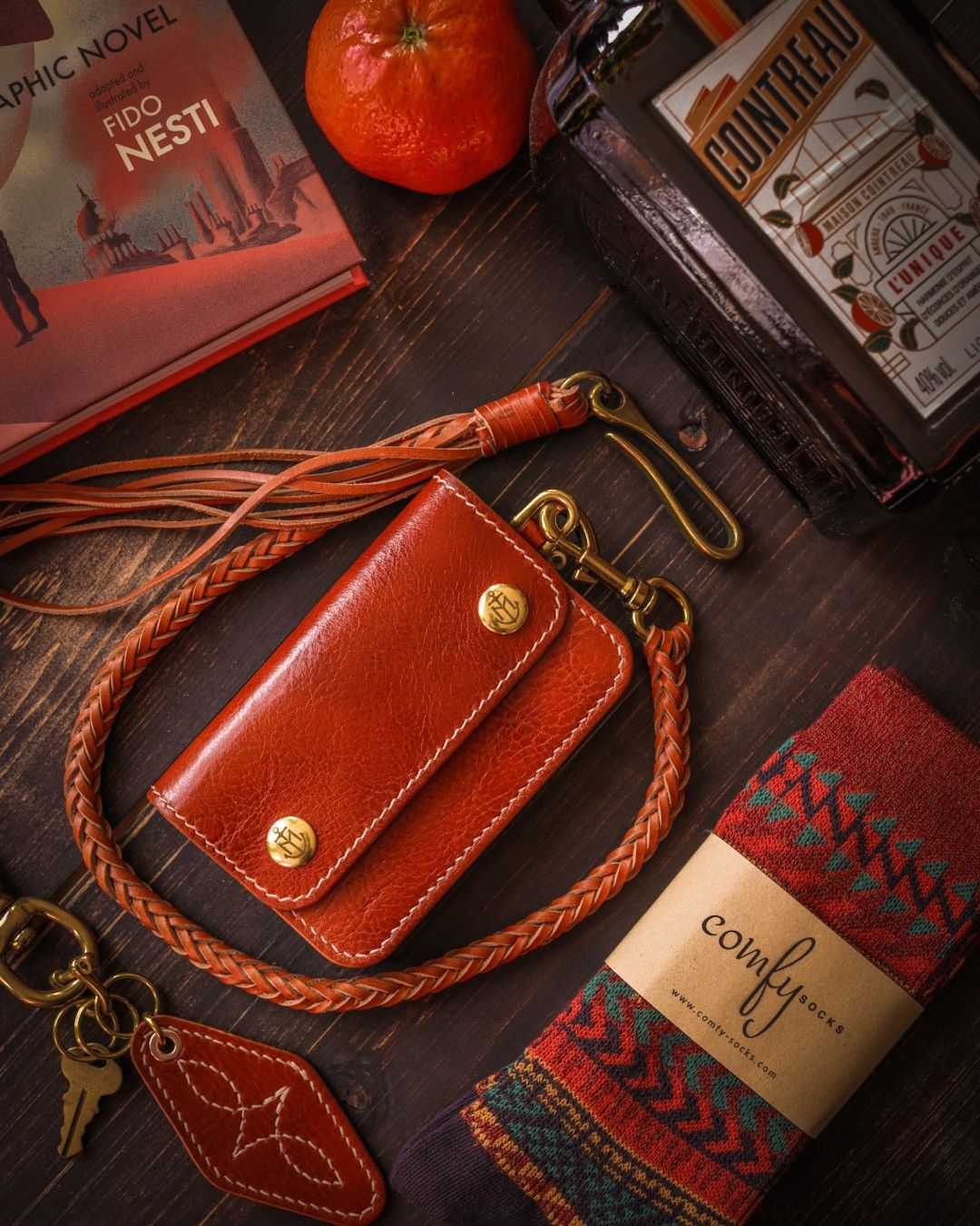 Handmade Small trucker wallet Size 26 - 1 Thumbnail