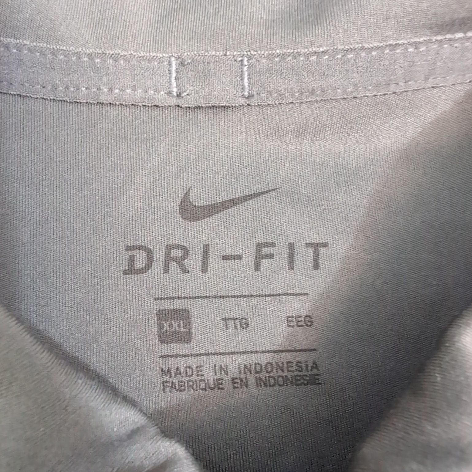 Nike Nike Dri-Fit West Virginia Polo Shirt Mens 2XL Short Sleeve Gray Blue Polo Nike Dri-FIT Mens 2XL Short Sleeve Gray Blue Size US XXL / EU 58 / 5 - 2 Thumbnail