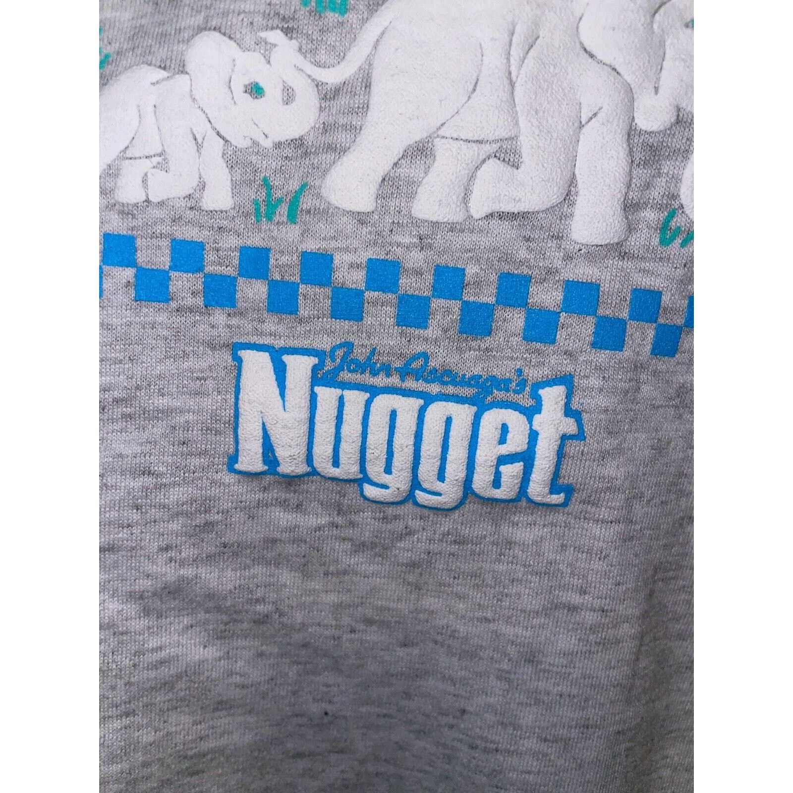 Jerzees 90s Youth John Ascuaga's Nugget Reno Elephant Shirt Graphic Size US M / EU 48-50 / 2 - 5 Thumbnail