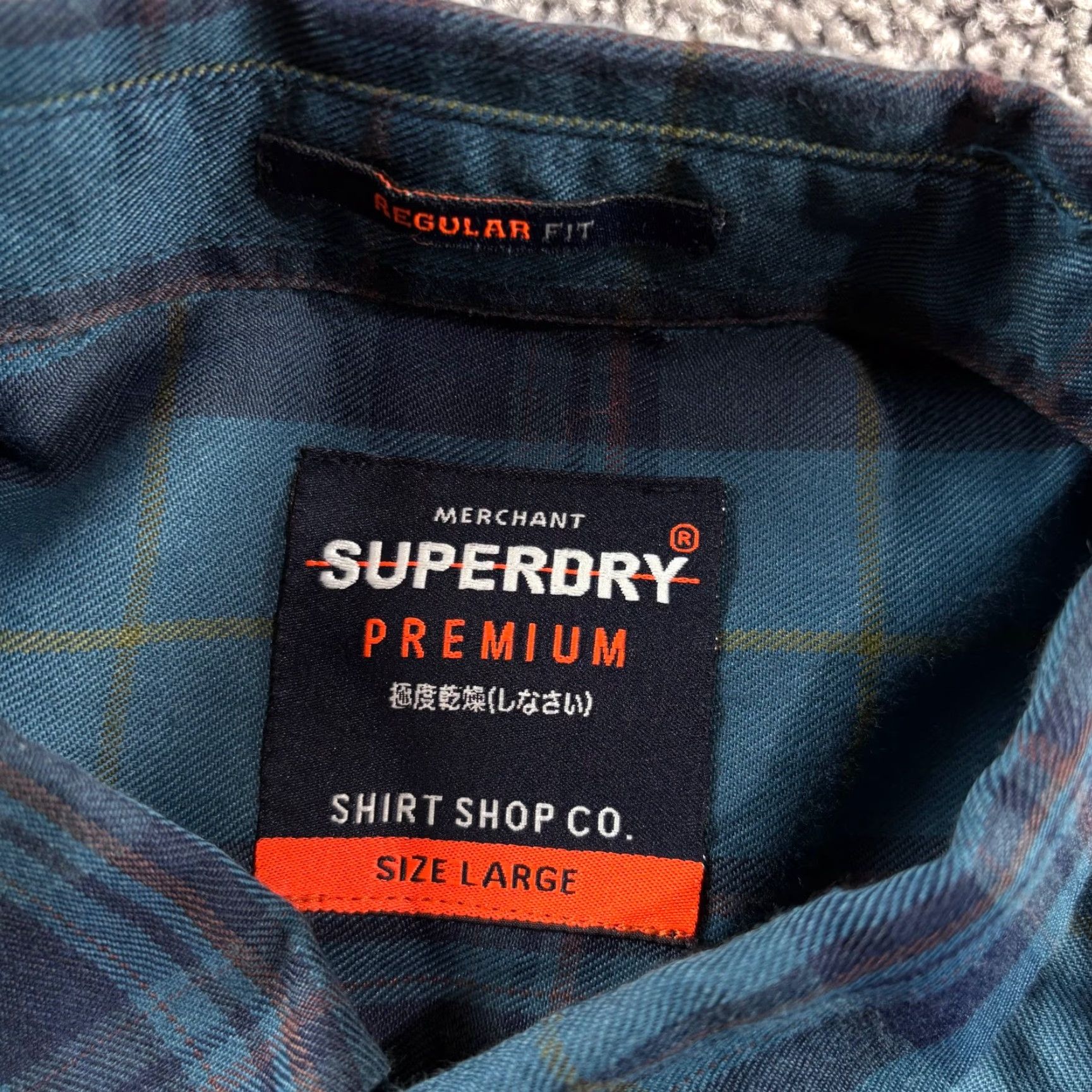 Superdry VINTAGE Superdry Shirt Mens L Blue Plaid Flannel Button Down Lumberjack Size US L / EU 52-54 / 3 - 3 Thumbnail
