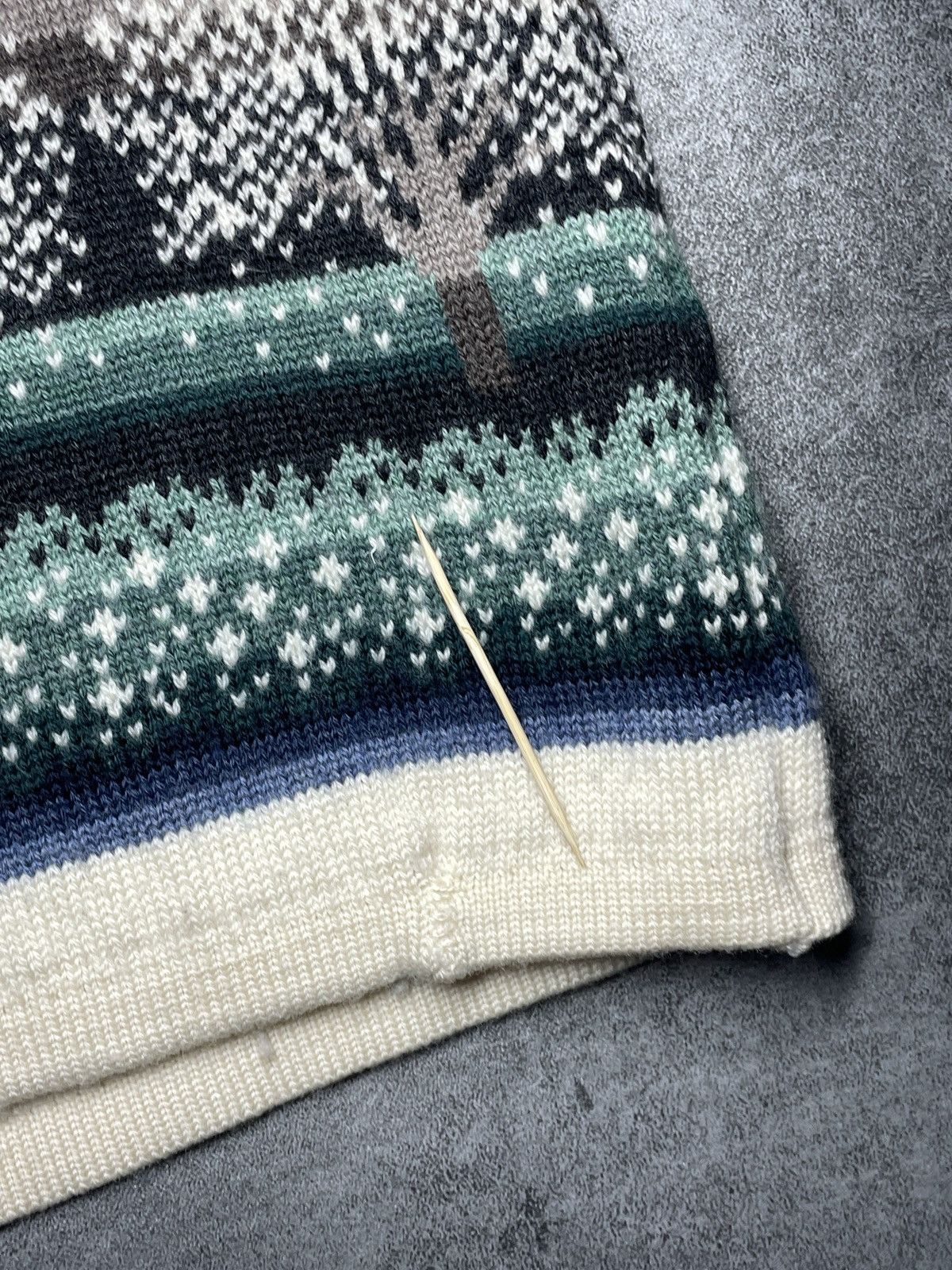 Vintage 🔥RARE🔥Vintage Wool Cardigan AOP Hype Rare Cozy Boxy Fit Size S / US 4 / IT 40 - 14 Thumbnail