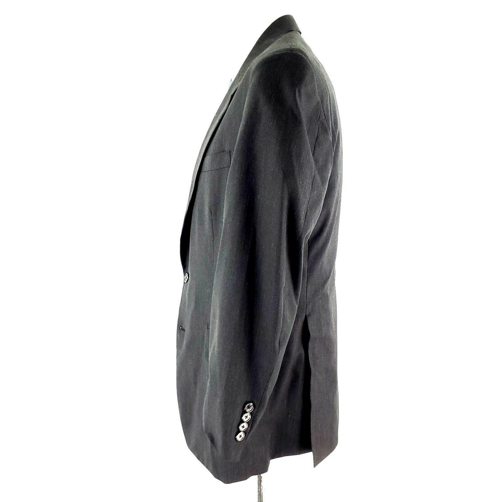 Savile Row Holland & Sherry Savile Row Tom James Wool 2 Button Blazer 4 Size 40R - 5 Thumbnail