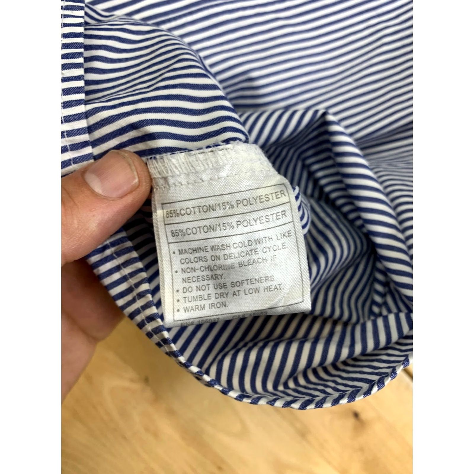 Ariat Ariat Pro Series Striped Button-Up Shirt Men XL Blue Casual Work Western Size US XL / EU 56 / 4 - 2 Thumbnail
