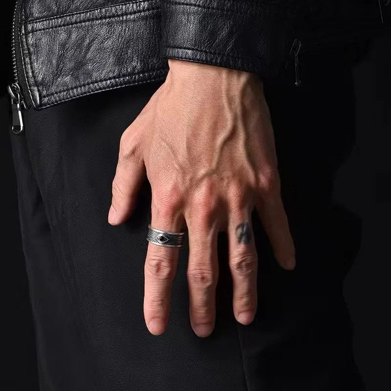 Other Retro Antique Eye Ring Size ONE SIZE - 2 Thumbnail
