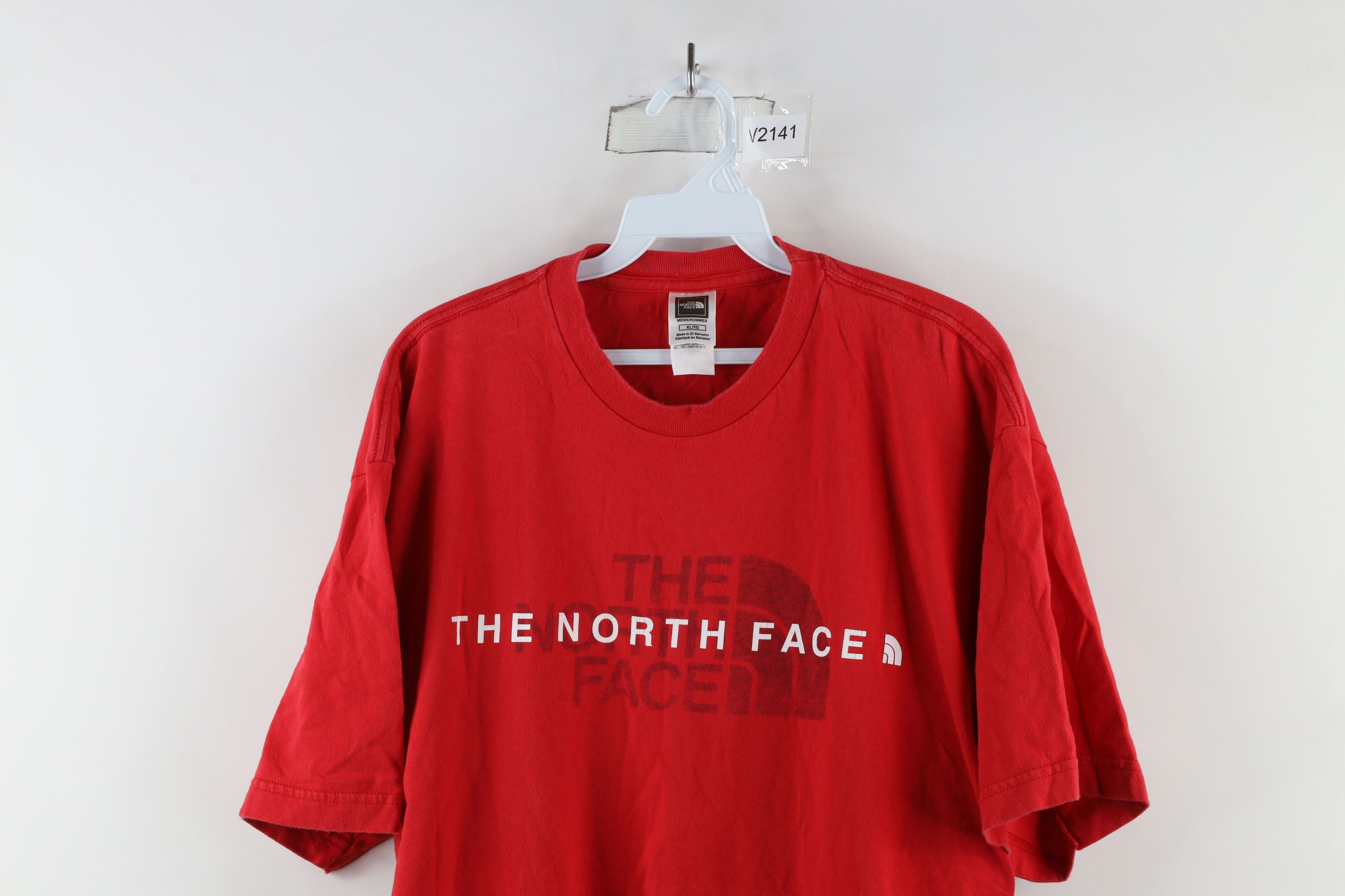 The North Face × Vintage Vintage The North Face Spell Out Big Logo T-Shirt Red Size US XXL / EU 58 / 5 - 2 Thumbnail