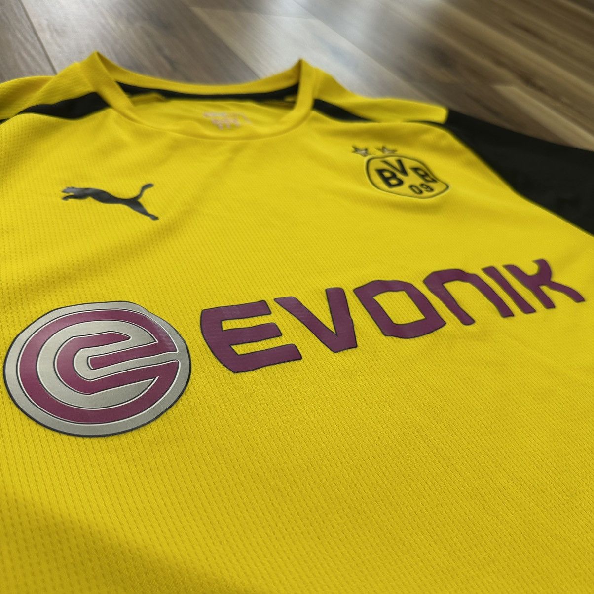 Puma Puma Dry Cell Borussia Dortmund BVB Home Kit Evonik Jersey Size US XL / EU 56 / 4 - 4 Thumbnail